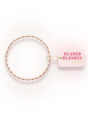 Beaded Blondes Petite 6.25 inch Mini Katy Gold Bracelet